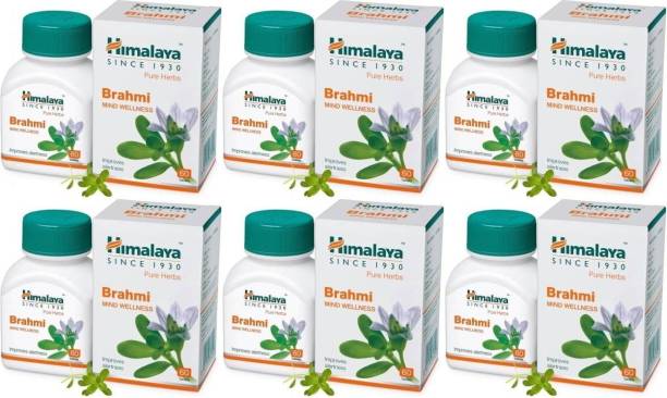 HIMALAYA Brahmi Mind Wellness 60 Tablets , Pack of 6
