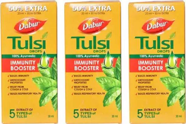 Dabur Tulsi Drops (Pack of 3)
