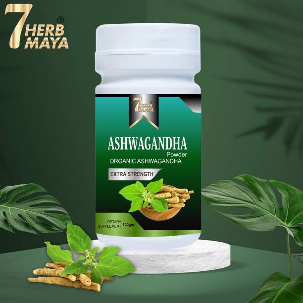 7Herbmaya Organic Ashwagandha Powder | Withania Somnifera Powder for Better Lifestyle