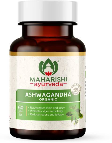 MAHARISHI ayurveda Ashwagandha Organic General Wellness Rejuvenates Mind & Body Made with Pure Herb