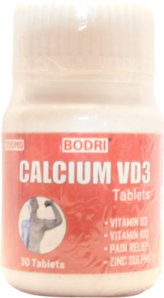 BODRI CALCIUM VD3 Tablets with Vitamin D3,Magnesium,Zinc For Supports Bone Health