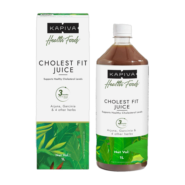 Kapiva Cholest Fit Juice - Support Healthy Cholesterol with 6 Ayurvedic Herbs