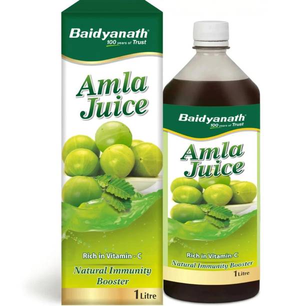 Baidyanath Amla Juice - 1L - Rich in Vitamin C and a Natural Immunity Booster | Rich in antioxidants |Help to Increase Metabolism & improves Digestion