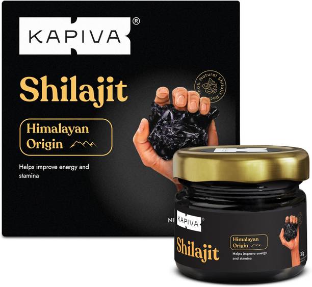 Kapiva Himalayan Shilajit Resin|Rich in Fulvic Acid|For Strength, Power & Stamina