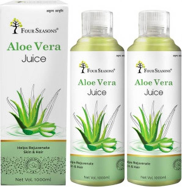 Four Seasons ALOEVERA JUICE 1000ML | For Better Digestion and Glowing Skin | Immunity Booster