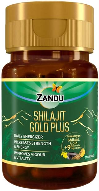 ZANDU Shilajit Gold Plus | 100% Pure Himalayan Shilajit, Gold & 9 Ayurvedic herbs