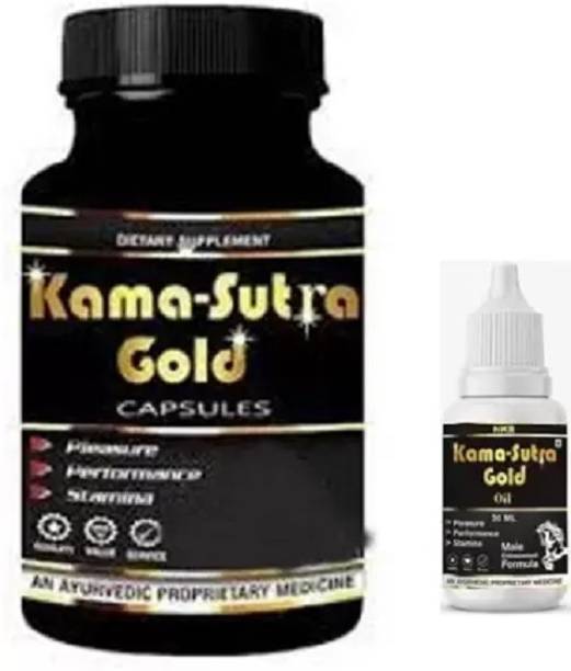Redtize edfhh Sutra- Kama Extra Gold Capsule Oil Men White Safed Musli (Pack of 2)