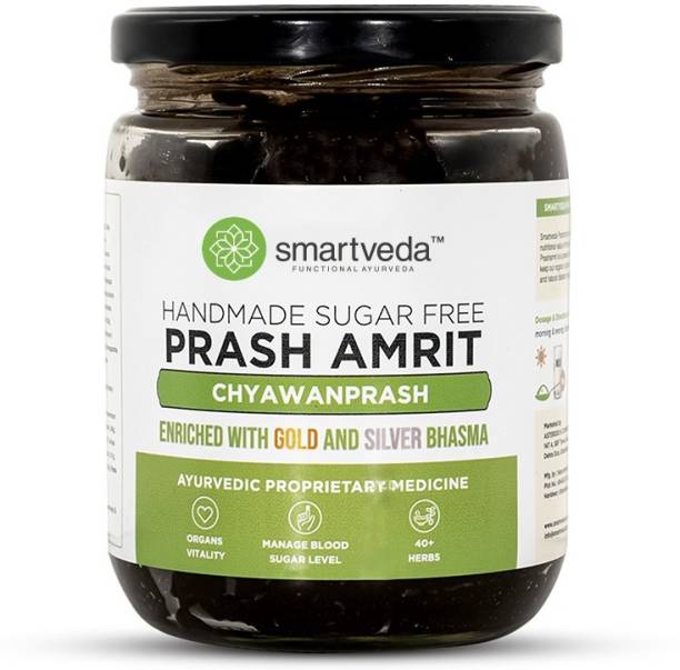 Smartveda Prash Amrit - Sugar Free Chyawanprash 500g, For All Age Groups, Immunity Booster