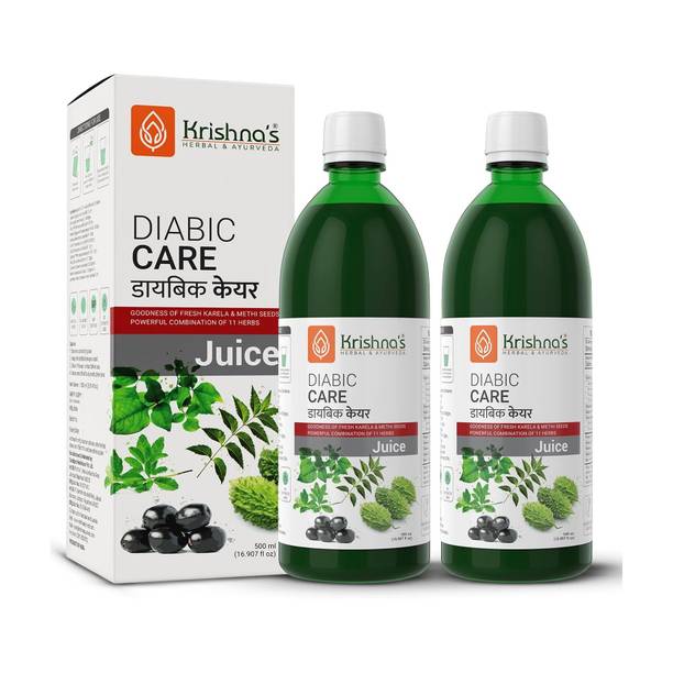 Krishna's Herbal & Ayurveda Diabic Care Juice | Helps Manage
