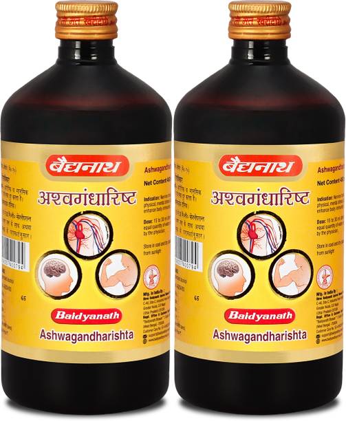 Baidyanath Ashwagandharishta | Helps to handle Physical, Mental & Emotional Stress & Anxiety | Improves overall health & restores Strength |