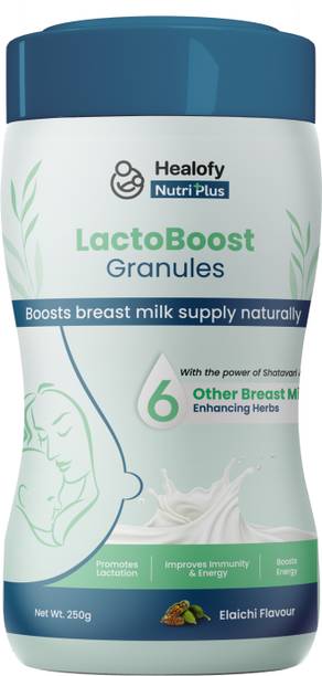 Healofy Nutriplus Increase Breast Milk with Shatavari, Safed Jeera & 7 Herbs|LactoBoost Granules