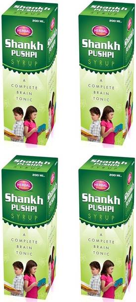 SP PHARMACEUTICALS SHANKHPUSHPI SYRUP PACK OF 4