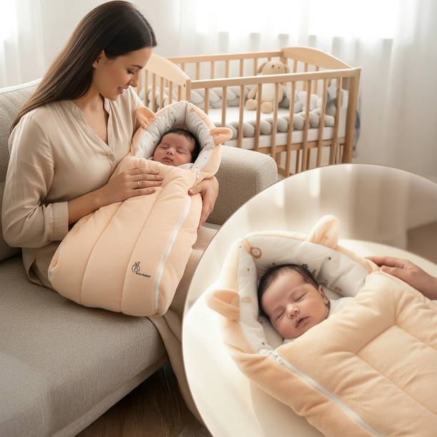 R for Rabbit Snuggy Cucoon Baby Bedding Set of 0 to 12 months Tan Brown Baby Bed Bedding Bag