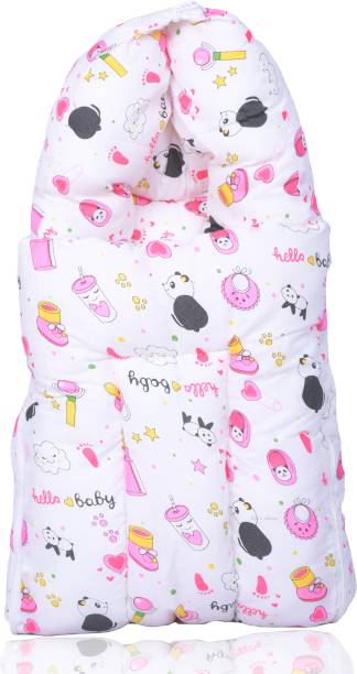 Kid's Charm Kid’s Charm Panda 3 in 1 Baby's Cotton Bed for Unisex 0-4MonthsOld(Pink) 3 in 1 Carry Bed with Carry Bag Panda