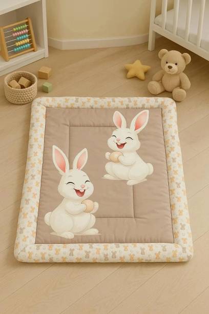 JK Handloom Baby Mattress, Godadi, Sleeping Mattress Set of 1 Attractive Design (Multicolor)