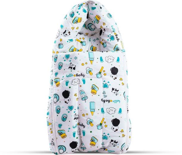 baybee 3 in 1 Baby's Cotton Bed Cum Carry Bed Printed Comfo Baby Sleeping Bag-Baby Bed-Infant Portable Bassinet|Baby Bedding| Cotton Bedding Set|Baby Cotton Bed|Baby Bedding for New Born 0-6 Months Carry Bed Crib Bedding