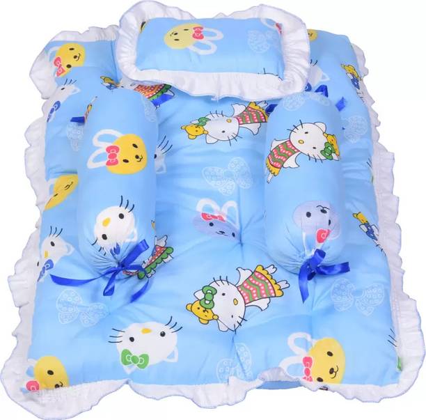Nandanigarments Baby Bedding blue standard crib