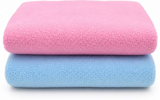 Aarvita Baby Dry Sheet Waterproof Washable Reusable Soft Fabric Pack of 2 M Baby Bed Protector