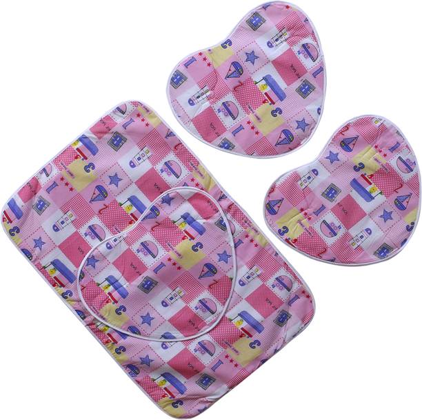 KUBER INDUSTRIES Soft Cotton Mattress Crib Sheet/Baby sleeping Sheet With 3 Petch for Baby24"x36" Baby Beds Boat Print