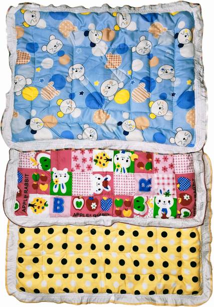GENESIS ENTERPRISE New born Baby Bed|Godari|Bedding|Sleeping Mattress(Pack of 3)(Multicolor) sleeping mattress multi design