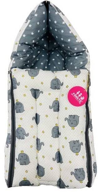 Fareto Baby Bed, Sleeping Bag & Carry Nest, Cotton Baby Bedding for New Born standard crib