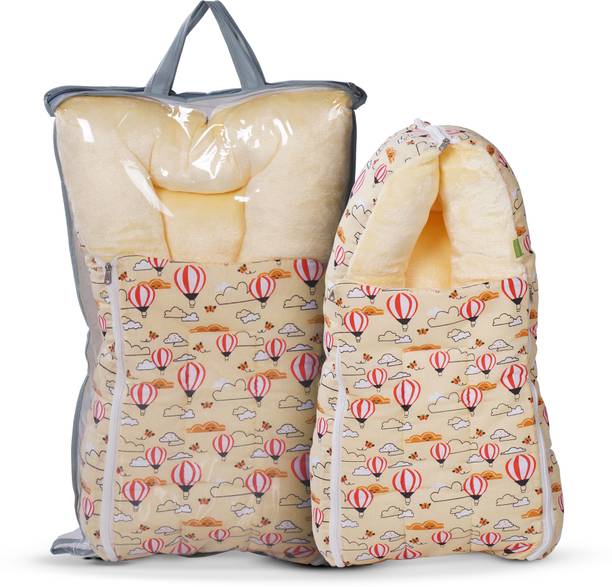 baybee 3 in 1 Velvet Cotton New Born Baby Bed Cum Carry Bed Infant Portable Bassinet Carry Bed Crib Bedding