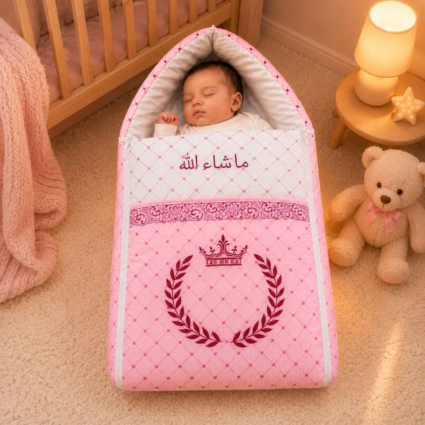 TINIVIO Mashallah Baby Sleeping Bag for Infant, Zip Baby Nest Standard Crib