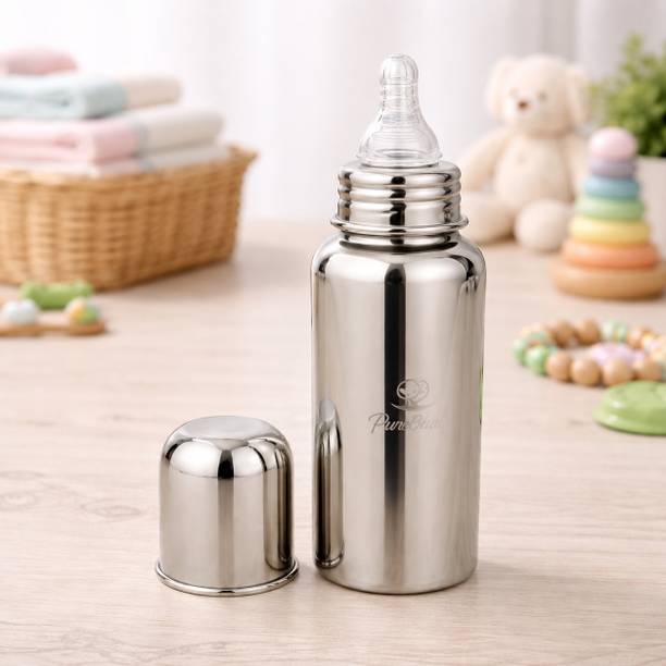 Pearl Baby Pure Sip SS304 Stainless Steel Feeding Bottle - 150 ml