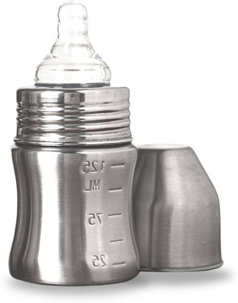 Voik Wide Mouth Baby Feeding Milk Bottle for New Born Baby - 140 ml
