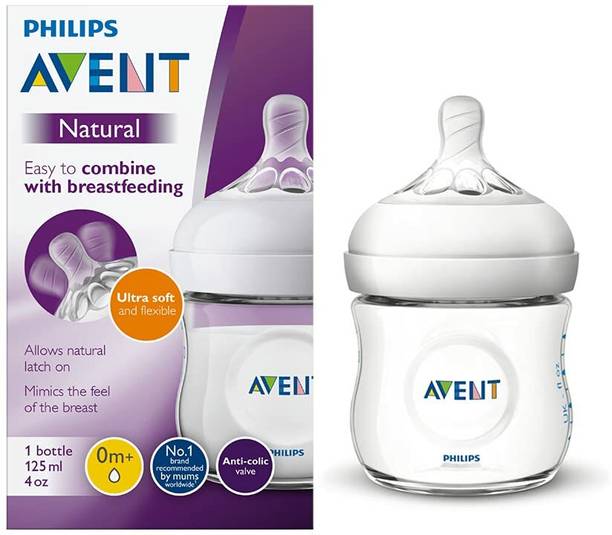 PHILIPS Natural Baby Feeding Bottle 0m+ - 125 ml