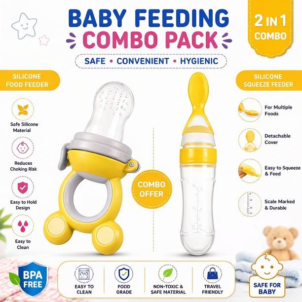 CHILD CHIC FEEDING BOTTLE & FOOD FEEDER ( PINK) - 90 ml