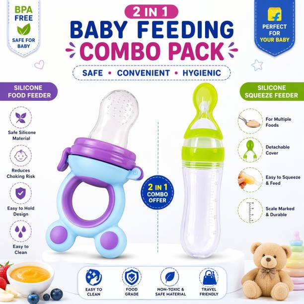 CHILD CHIC FEEDING BOTTLE & FOOD FEEDER ( PINK) - 90 ml
