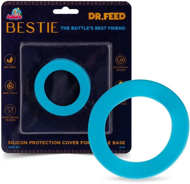 Adore Dr.Feed Bestie! Silicon Base for Dr.Feed Wide Neck Bottles-Baby-Pack of 2