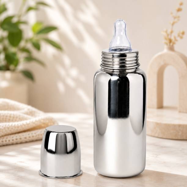 Bachpan Steel Feeding Bottle | 304 Stainless Steel Baby Bottle for Newborn Milk - 250 ml