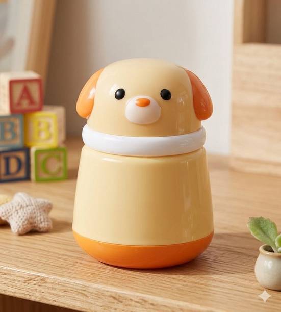 Magic Pebbles Baby Powder Puff Box Refillable Dispenser with Soft Applicator for Newborn