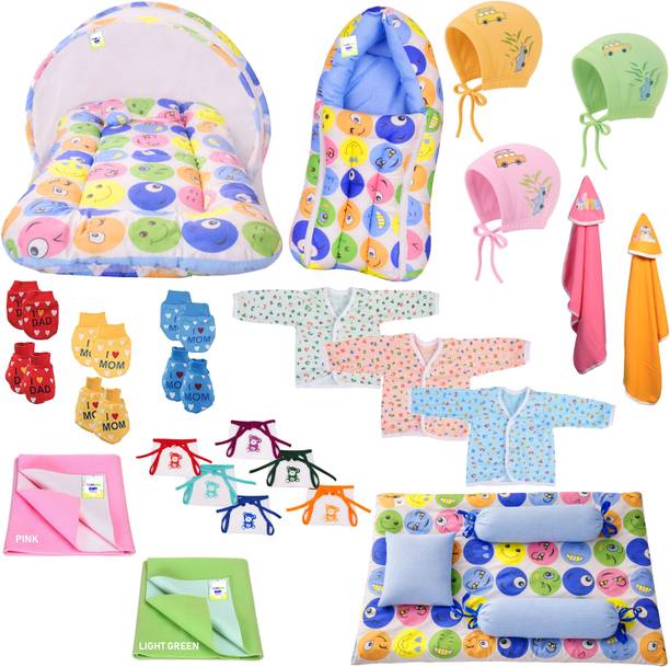 Toddylon New Born Baby Welcome Kit 31 Items In 1 Combo Pack (0-6 Month)