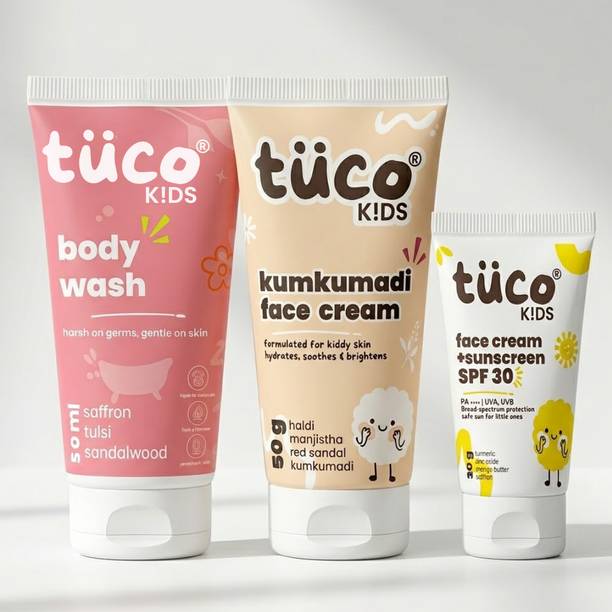 TuCo Kids Travel Kit – Holiday & Vacation Essentials Combo | Safe for Kids' Skin