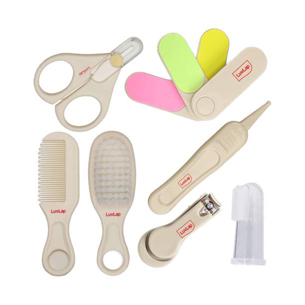 LuvLap 7in1,Portable Baby Grooming Kit for new born baby,