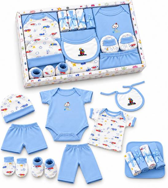 VParents Bitsy New born Baby Gift set (Pack of 13)