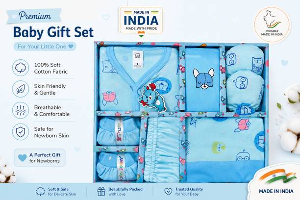 Winwega NewBorn Baby Gift set 0 to 3 month Breathable Fabric 6 pic
