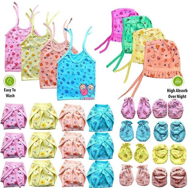 Romzen New Born Baby Care Cloth Set Combo, Soft & Comfortable, Kids Dress, Baby Dress