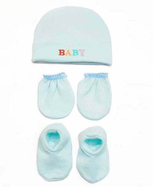 MEEOWMEE BABY CAPS Booties Mittens Set/Newborn cap set/newborn bootie set
