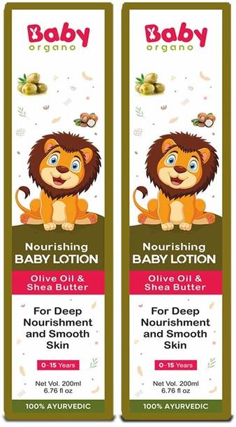 BabyOrgano Ayurvedic Baby Body Lotion | Dry Itchy Skin | Newborn and Infants | Pack of 2