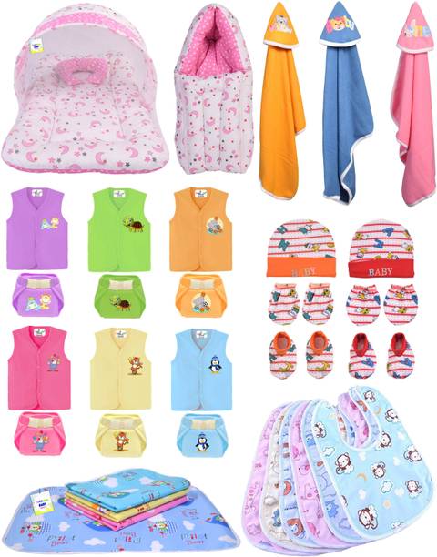 Toddylon New Born Baby Boys & Baby Girs Bedding & Clothing Gift Set Combo