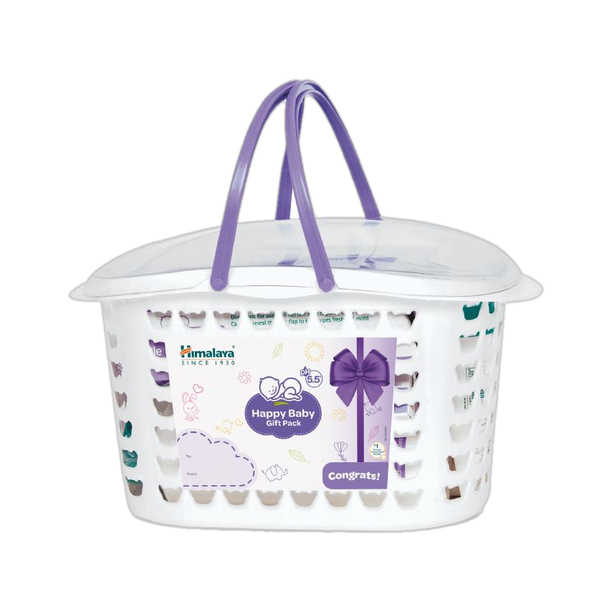HIMALAYA HAPPY BABY GIFT BASKET (7 IN 1)