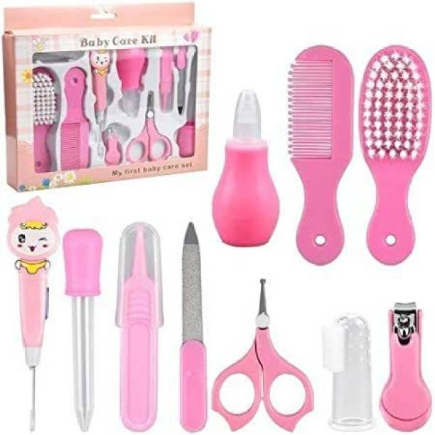 SeaRegal 10 PCS Baby Healthcare and Grooming Kit Ear Pick with Light Comb