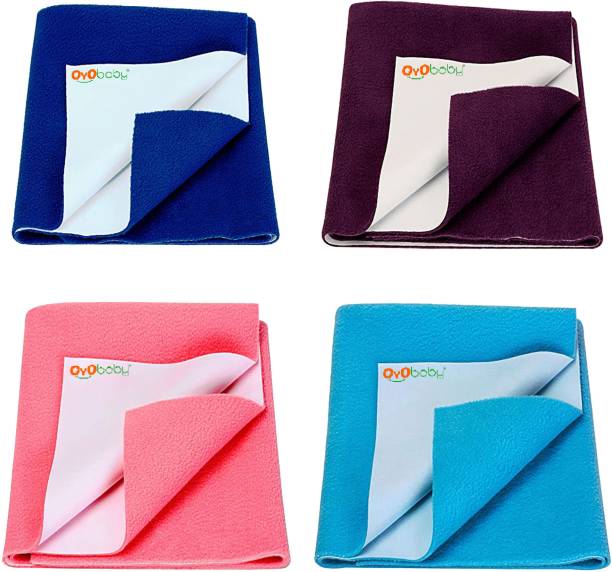Oyo Baby Gift Set For New Born Baby (4 Baby Bed Protector Waterproof Dry Sheet)