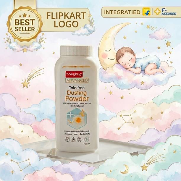babyhug Baby Talc Powder Gentle Care 400g Chamomile Baby Powder