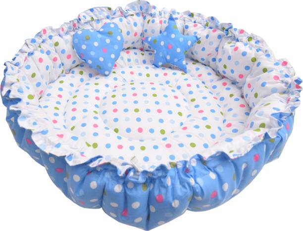 Kwitchy New Born Baby Bed Mattress Mosquito Net Sleeping Bag Gadda Set Nest Bed standard Crib