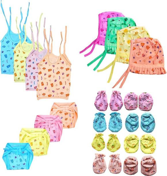 Romzen New Born Baby Care Cloth Set Combo, Soft & Comfortable, Kids Dress, Baby Dress